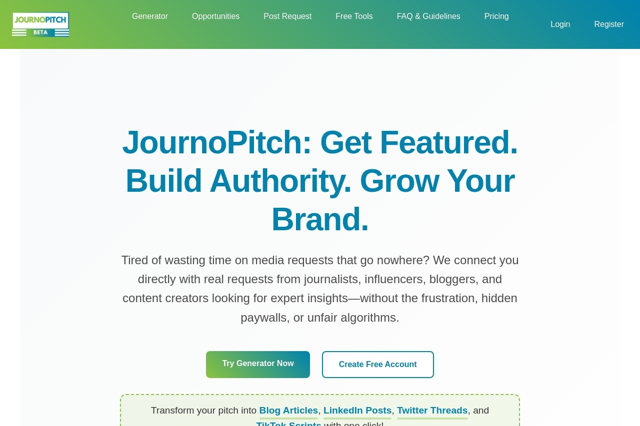 JournoPitch