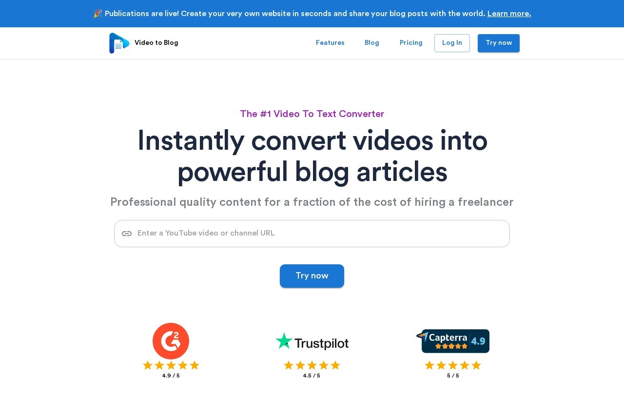 Video To Blog
