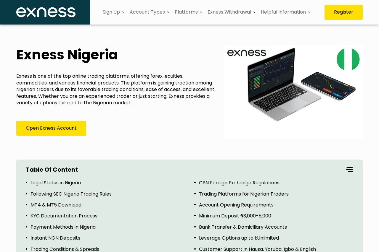 Exness Nigeria