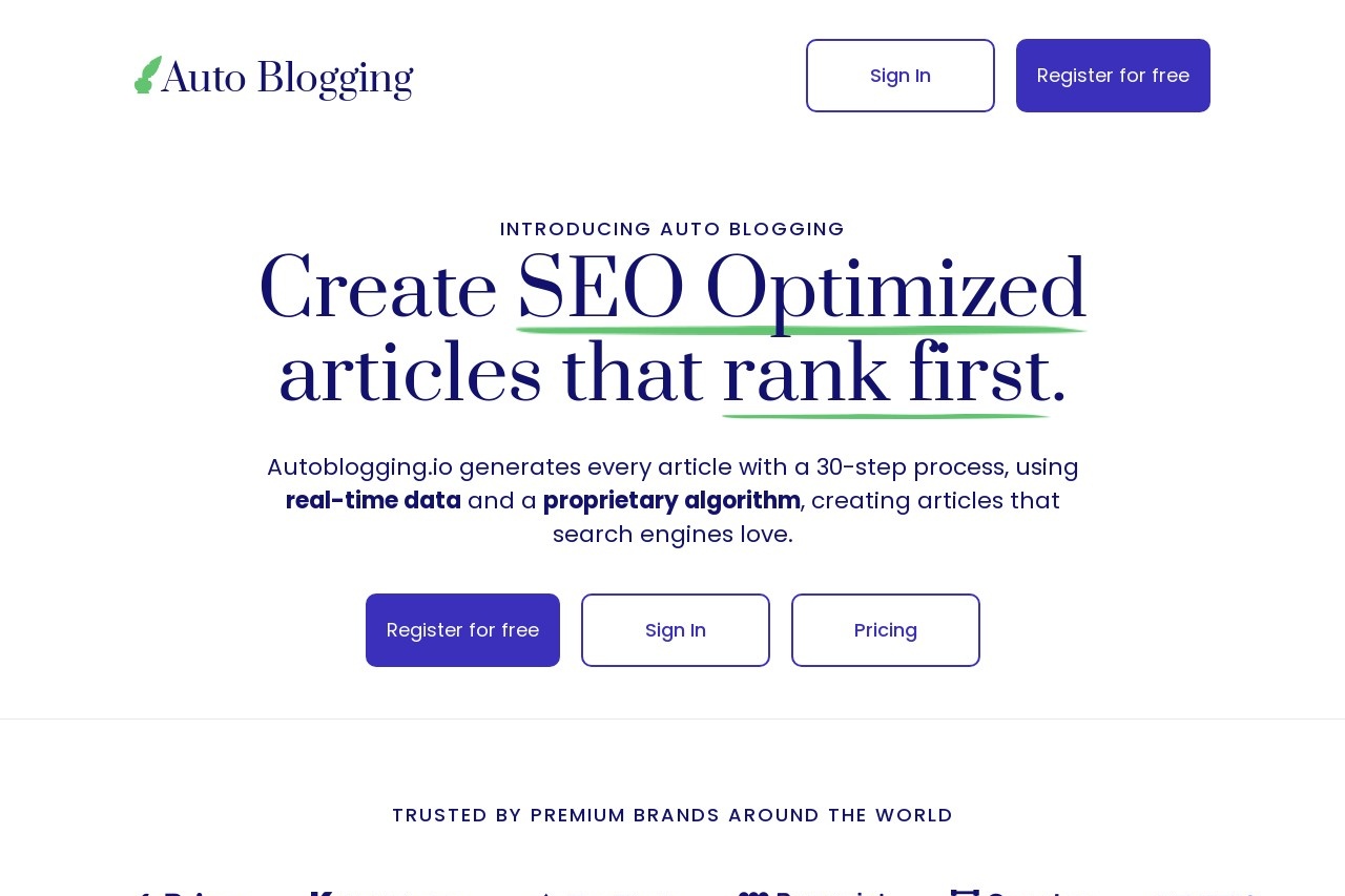 Auto Blogging