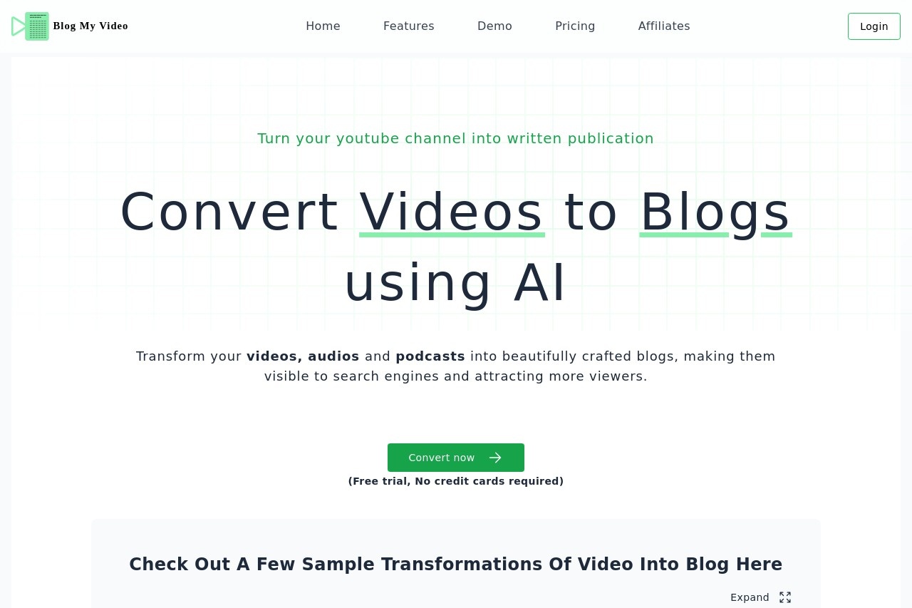 Blog my video