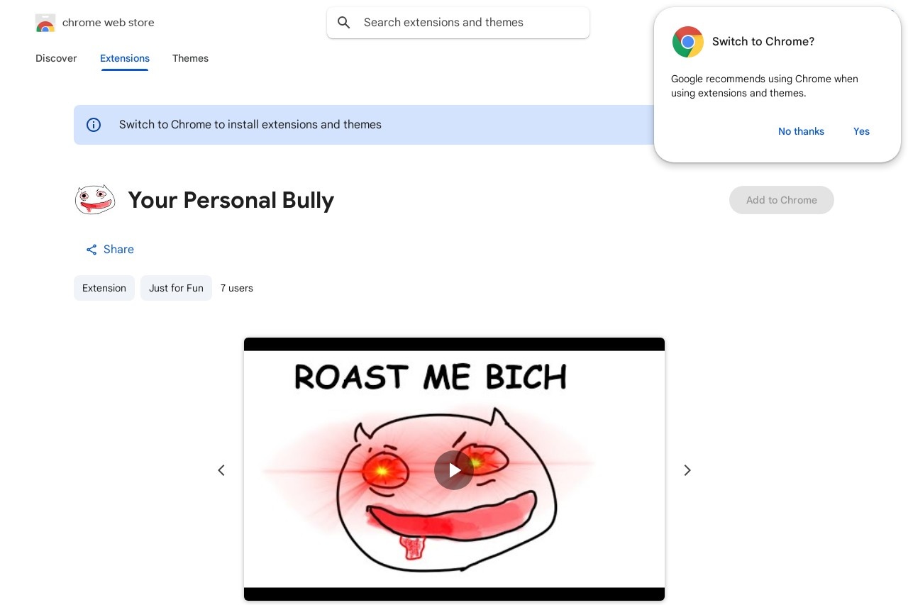 Your Personal Bully