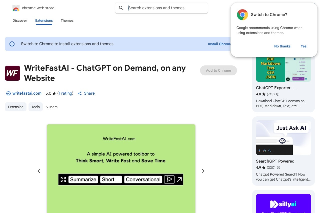 WriteFastAI