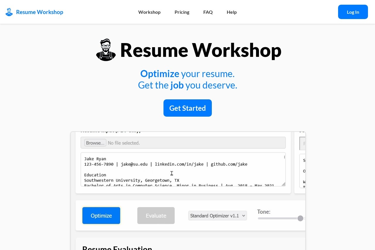 Resume Workshop