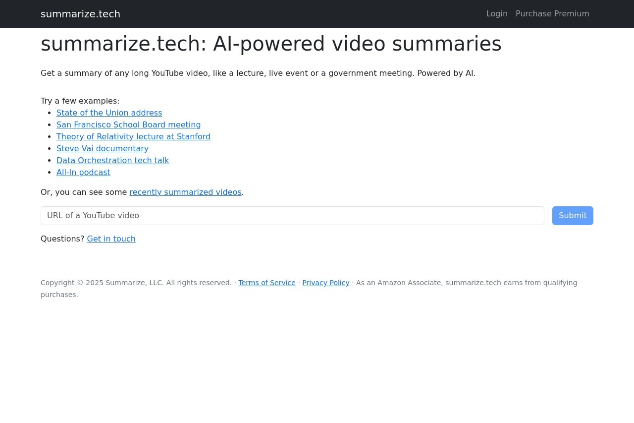 summarize.tech