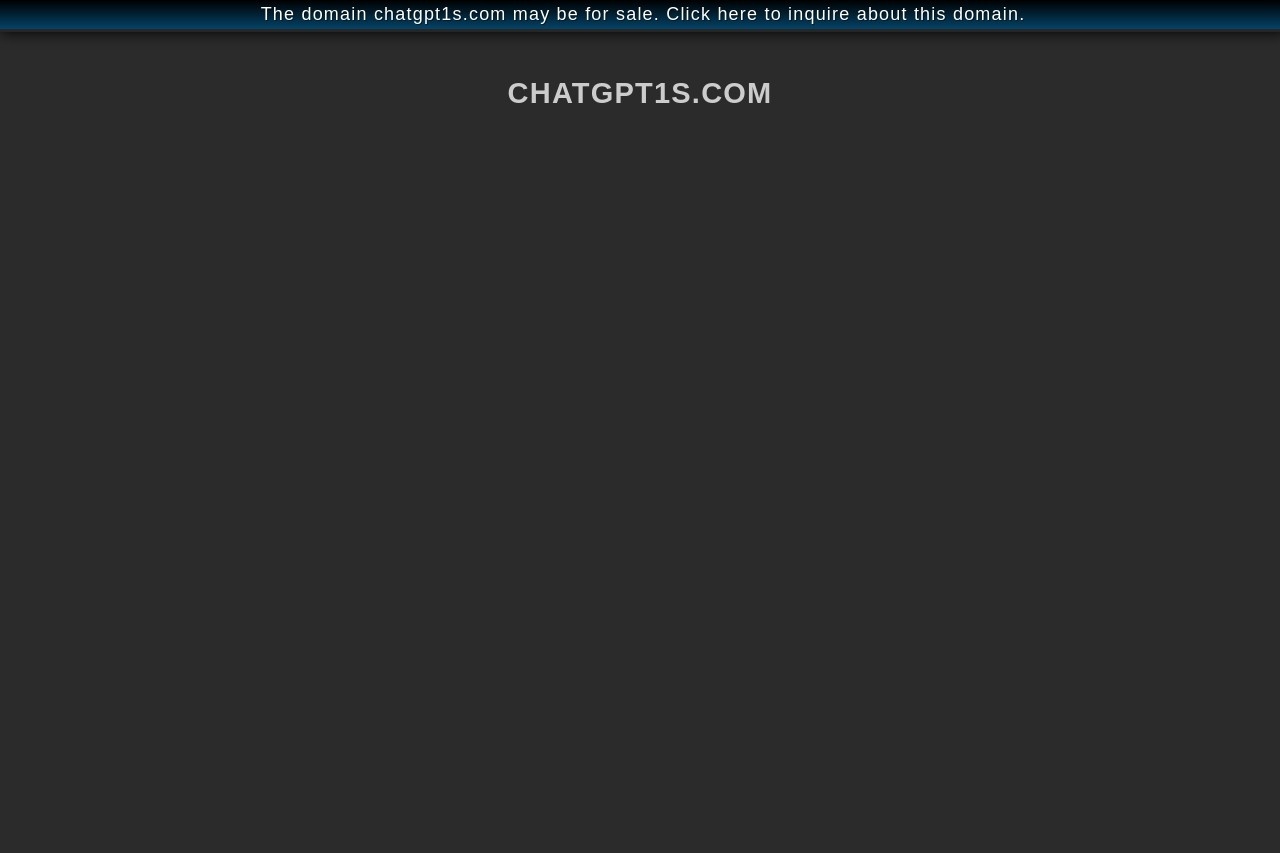 chatgpt1s