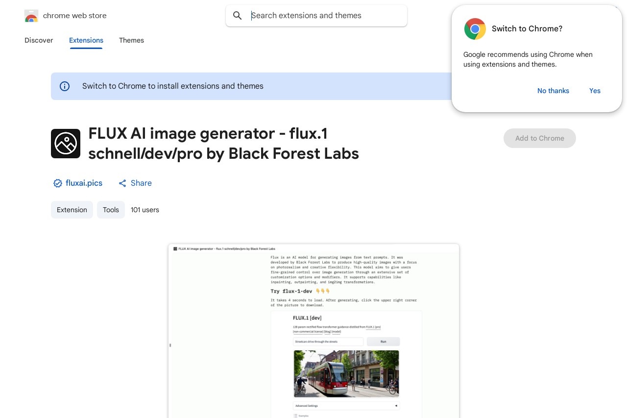 FLUX AI image generator