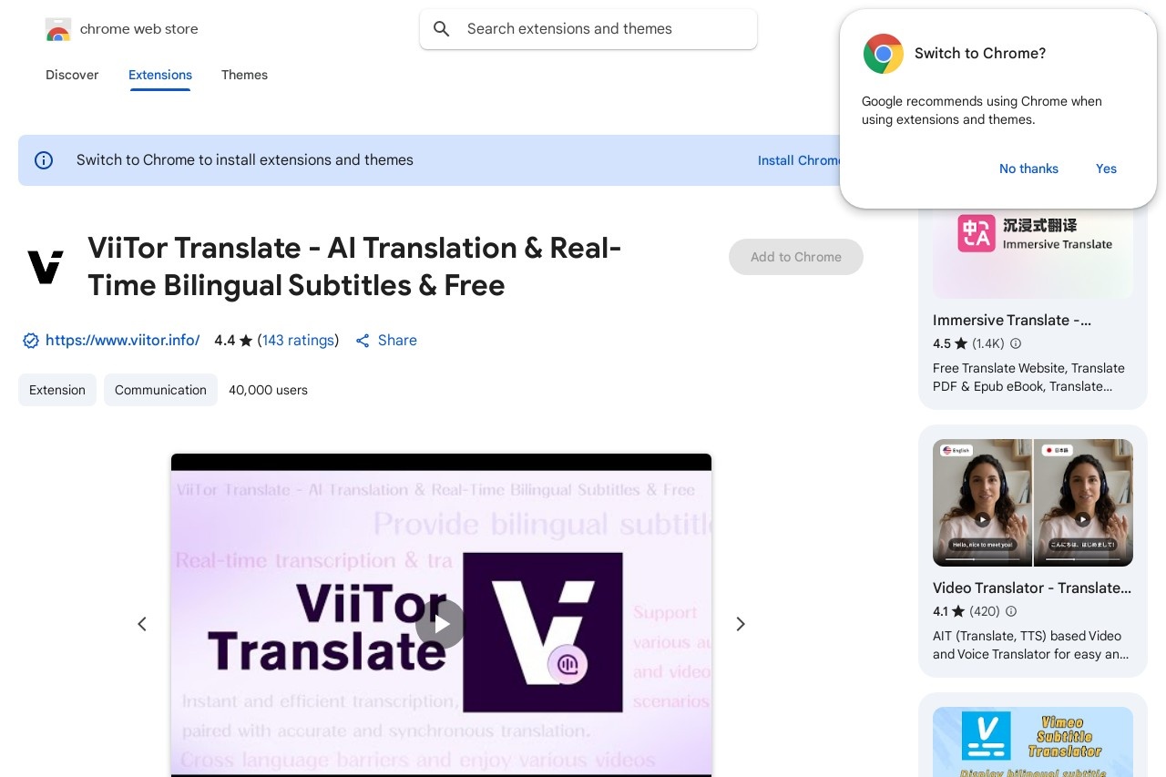 ViiTor Translate