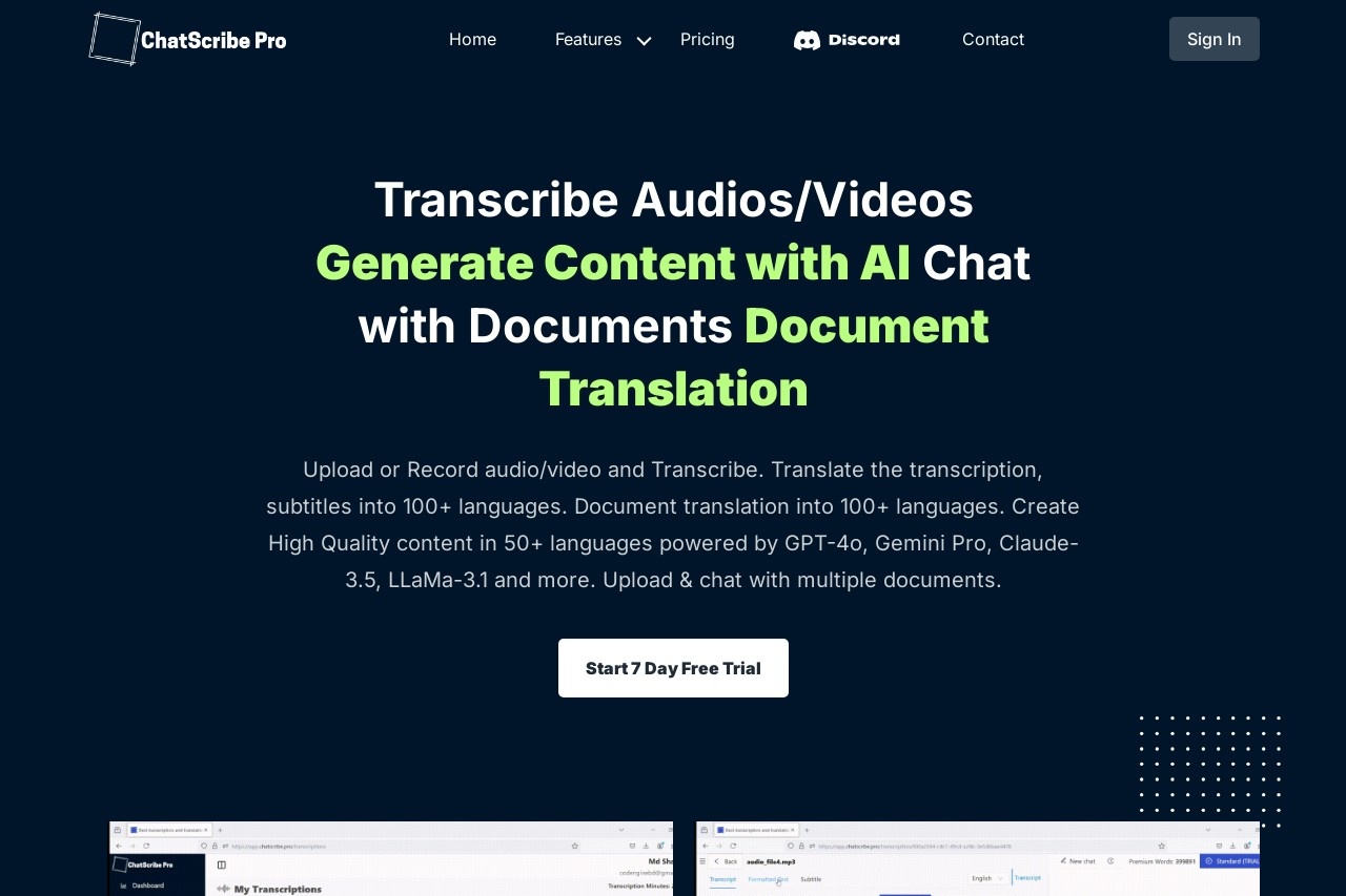 ChatScribe Pro