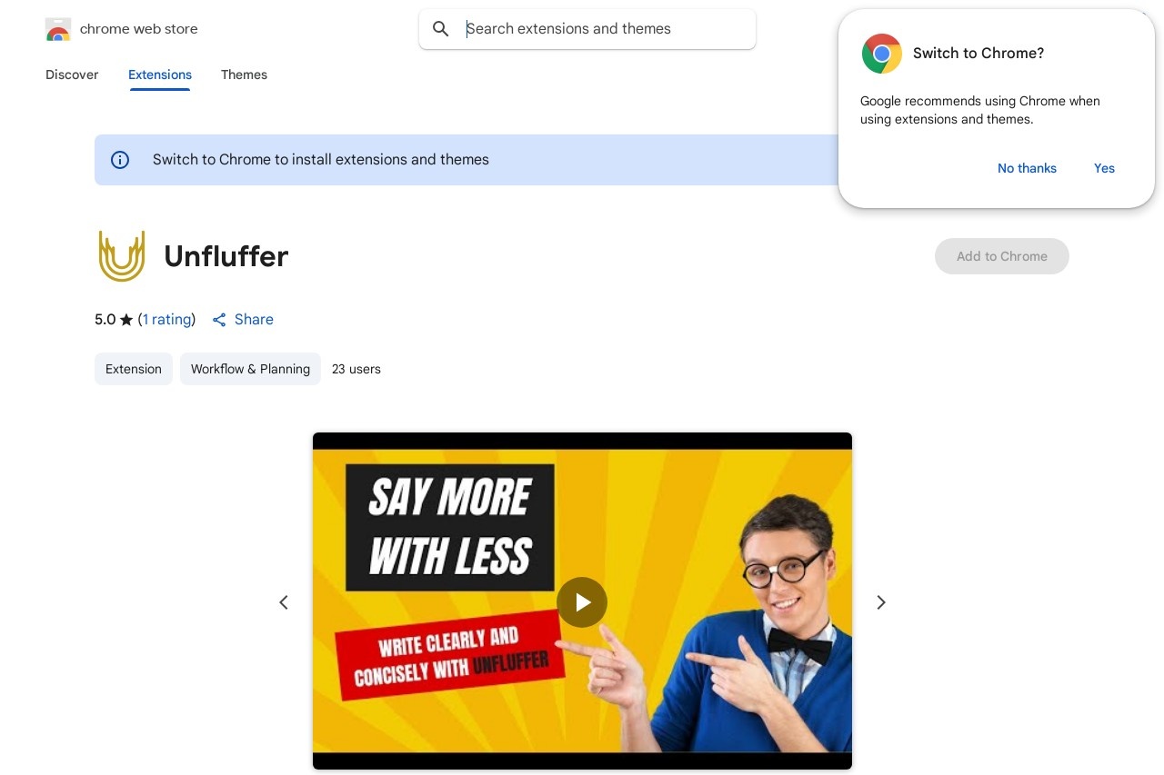 Unfluffer