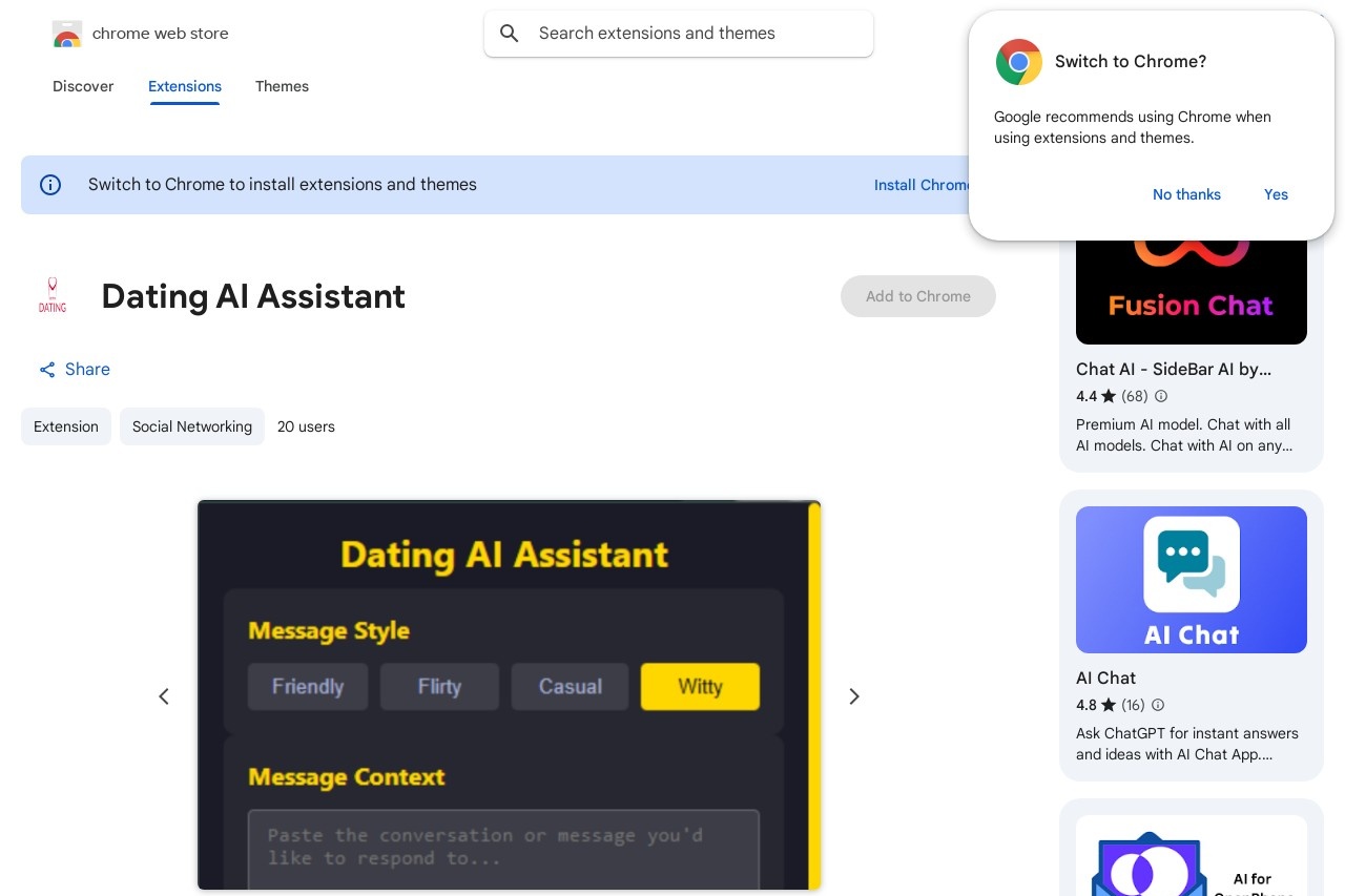 Dating AI Assistant