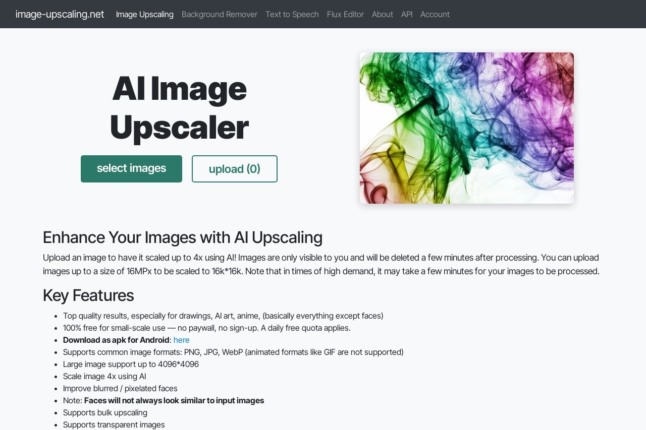 AI Image Upscaler