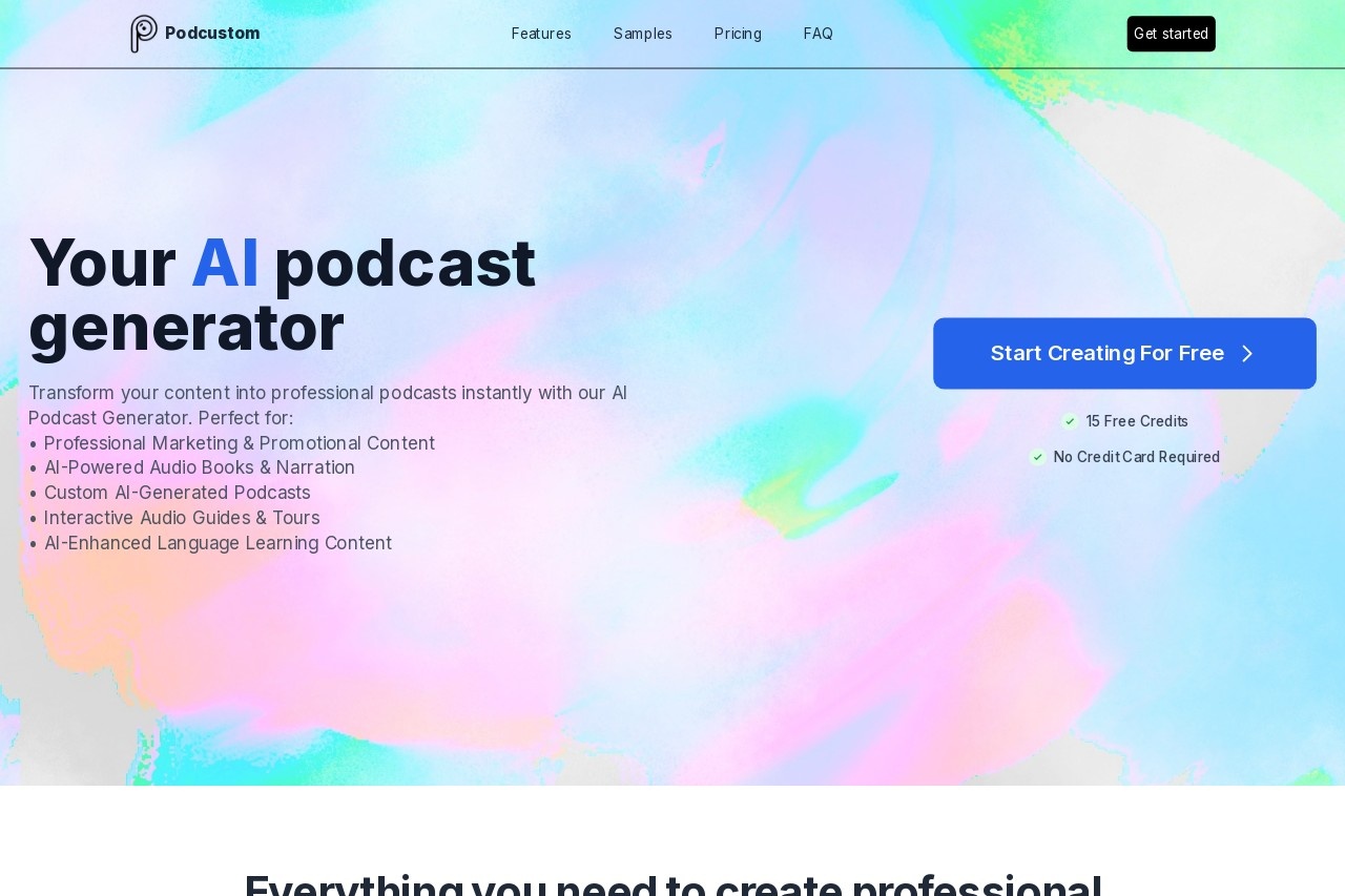 AI Podcast Generator