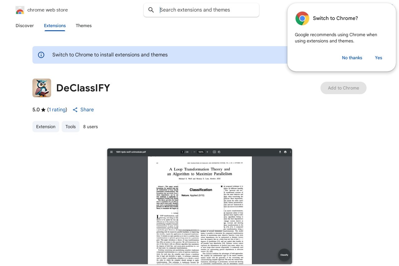 DeClassIFY