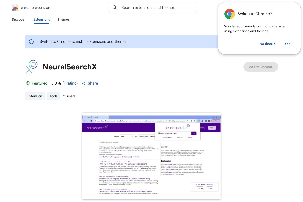 NeuralSearchX