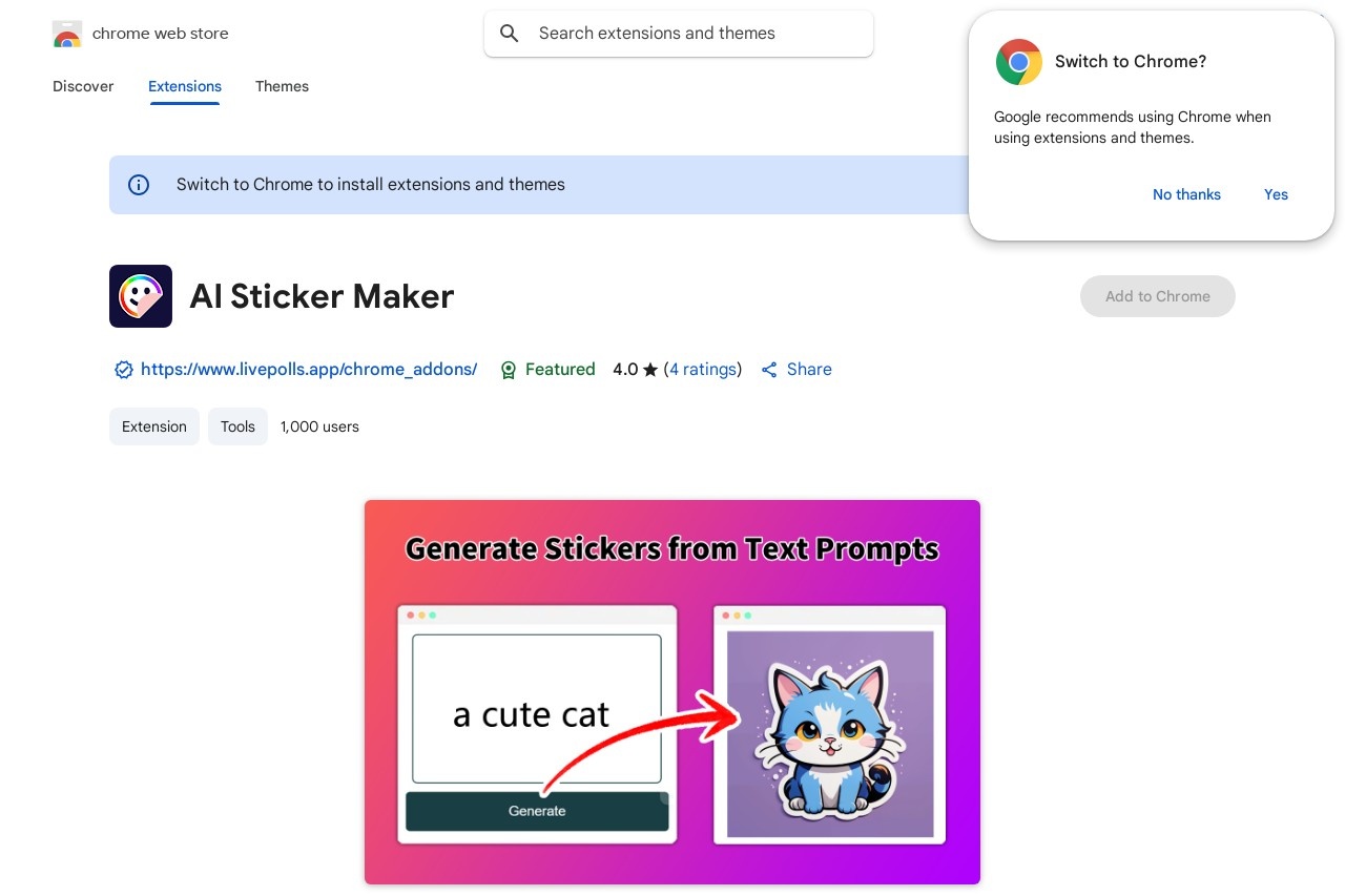 AI Sticker Maker