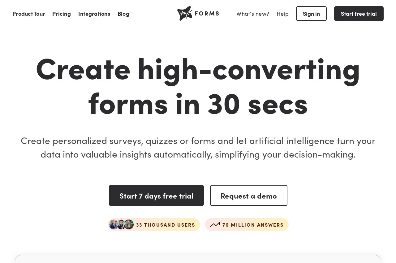 Yay! Forms