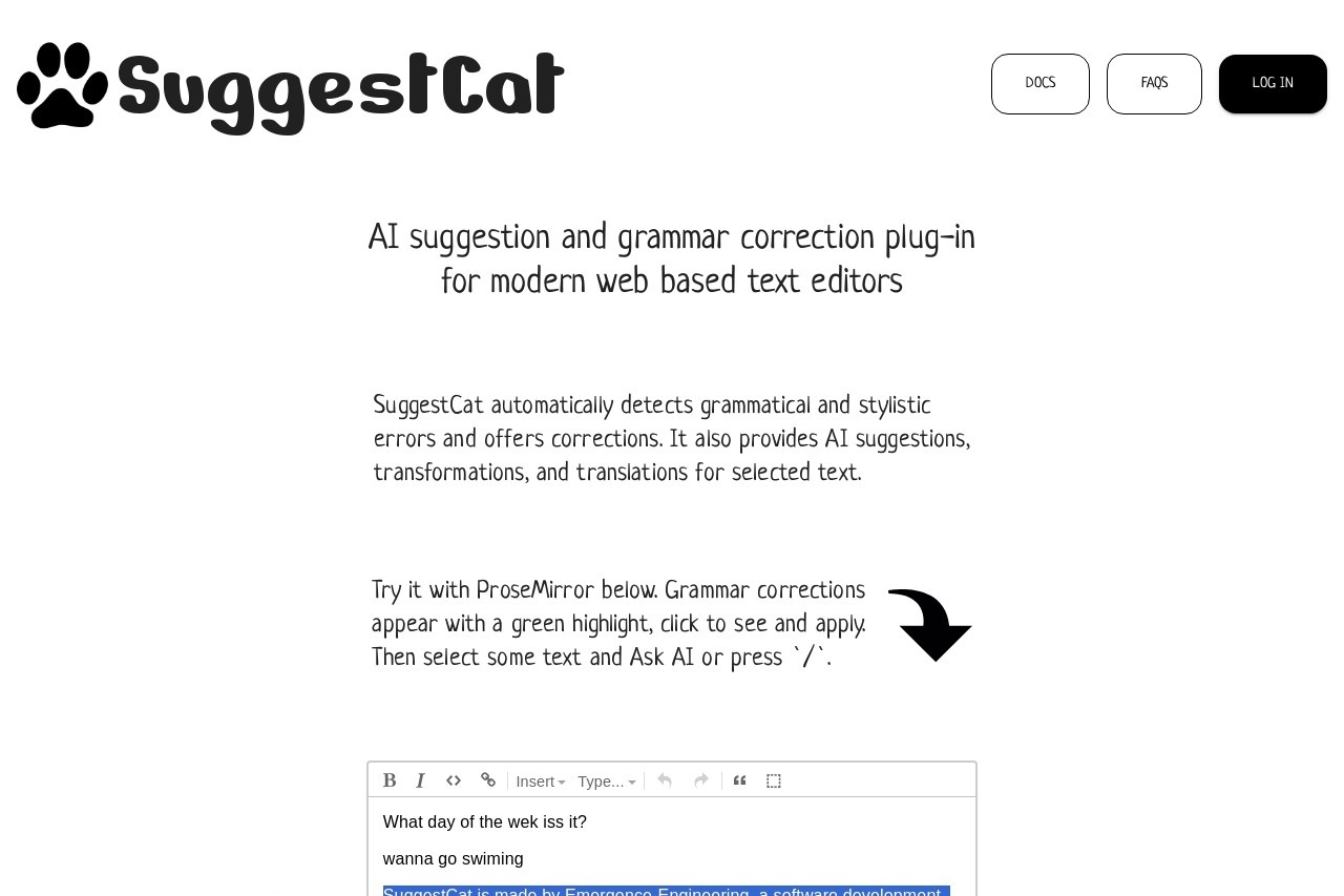 SuggestCat