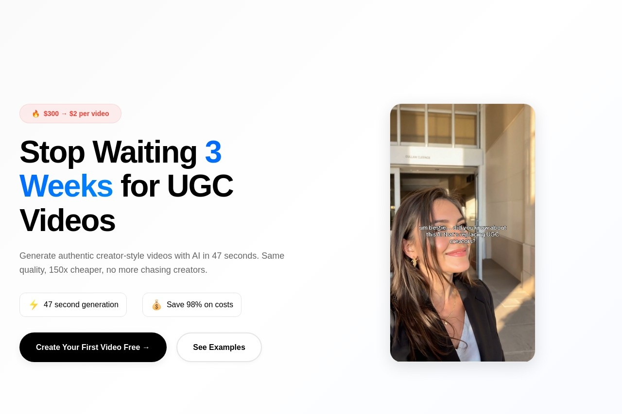 AI UGC Videos