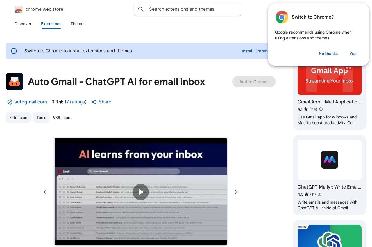 Auto Gmail
