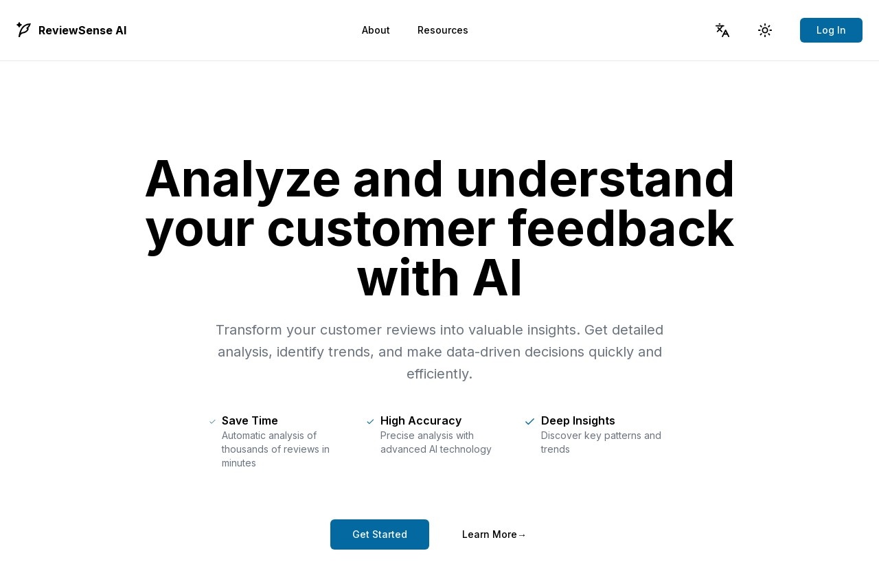 ReviewSense AI