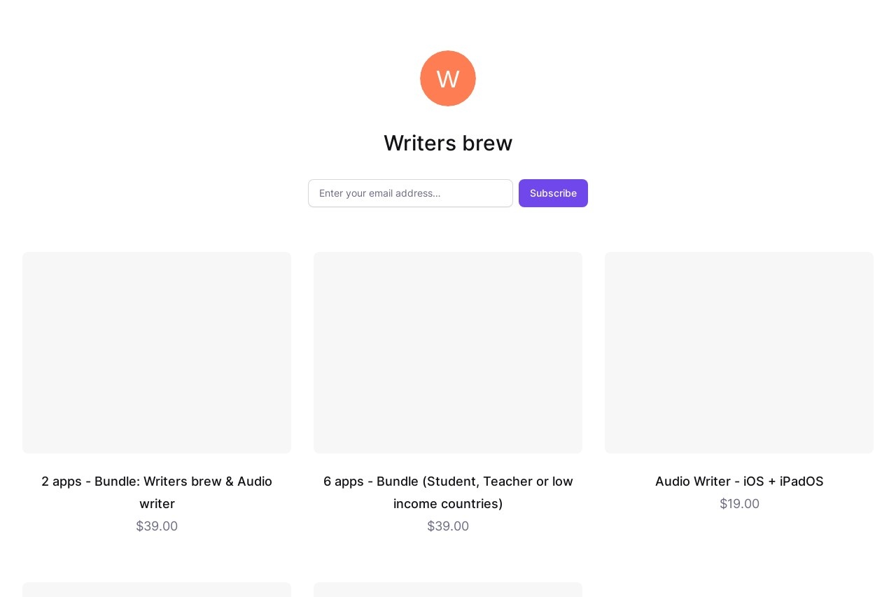 Writers brew