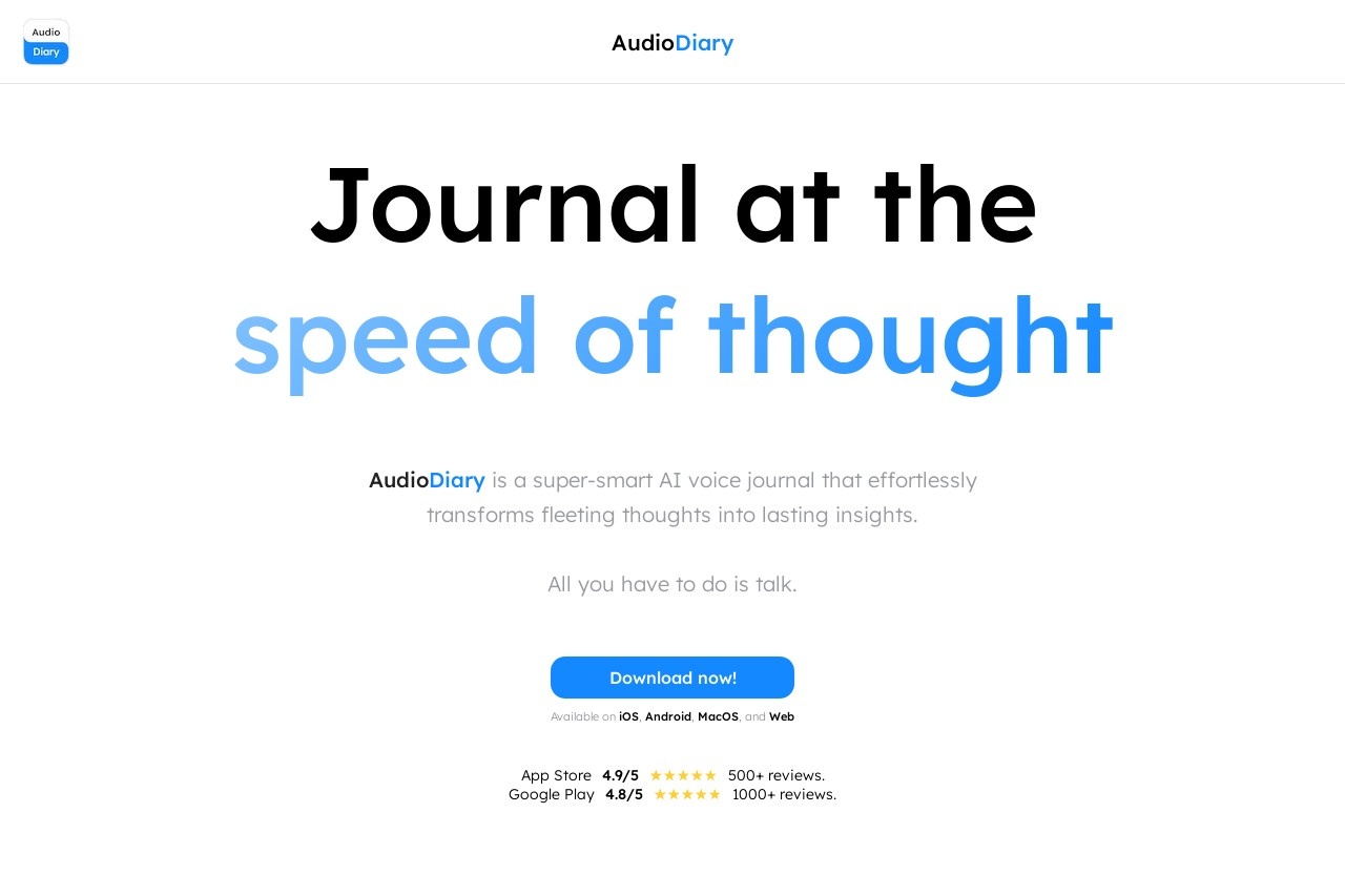 AudioDiary