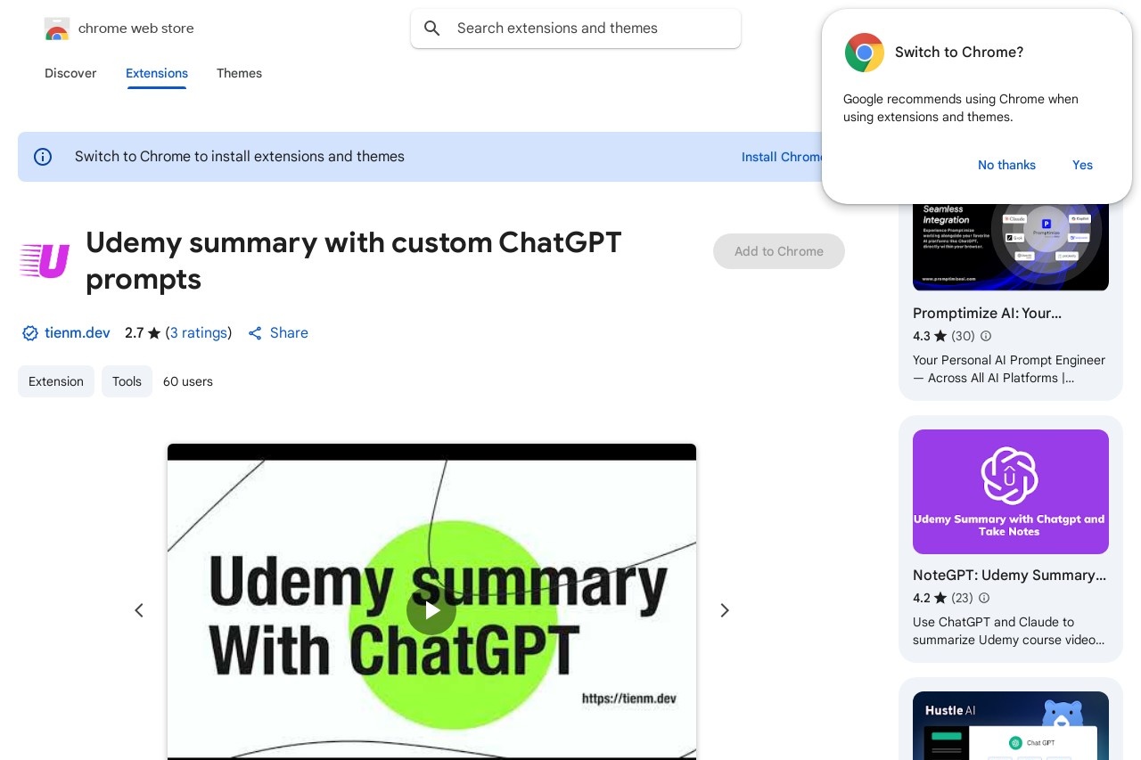 Udemy summary