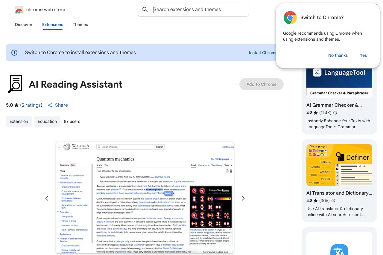 AI Reading Assistant
