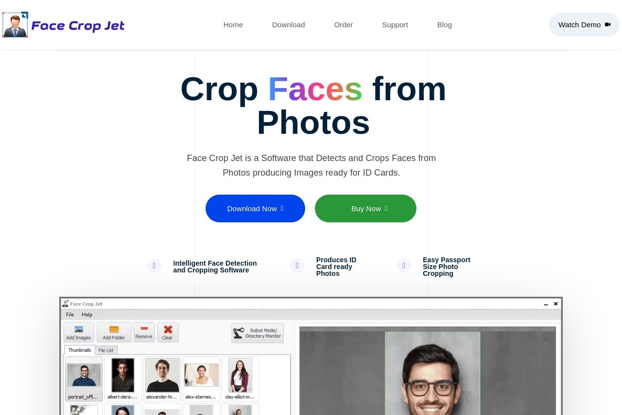 Face Crop Software