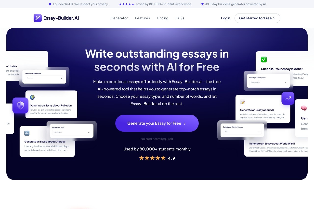 Essay Builder AI