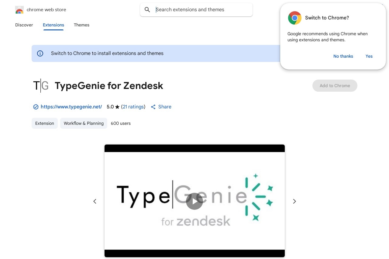 TypeGenie