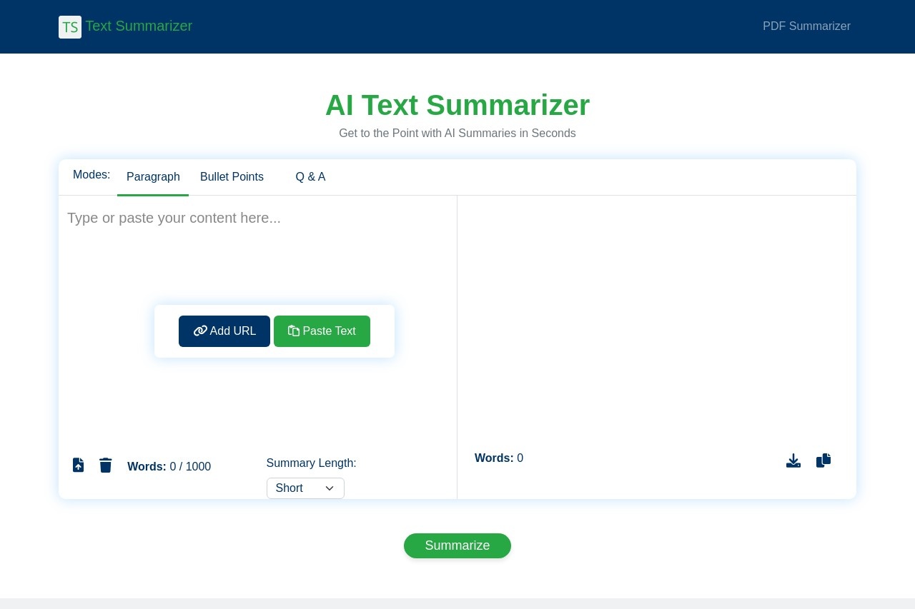 AI Summary Generator