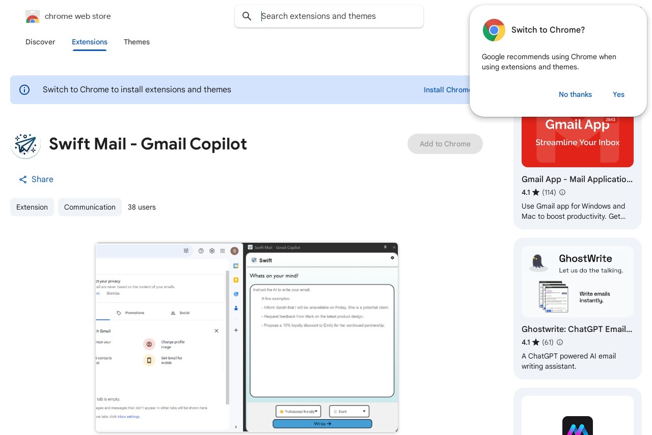 Swift Mail