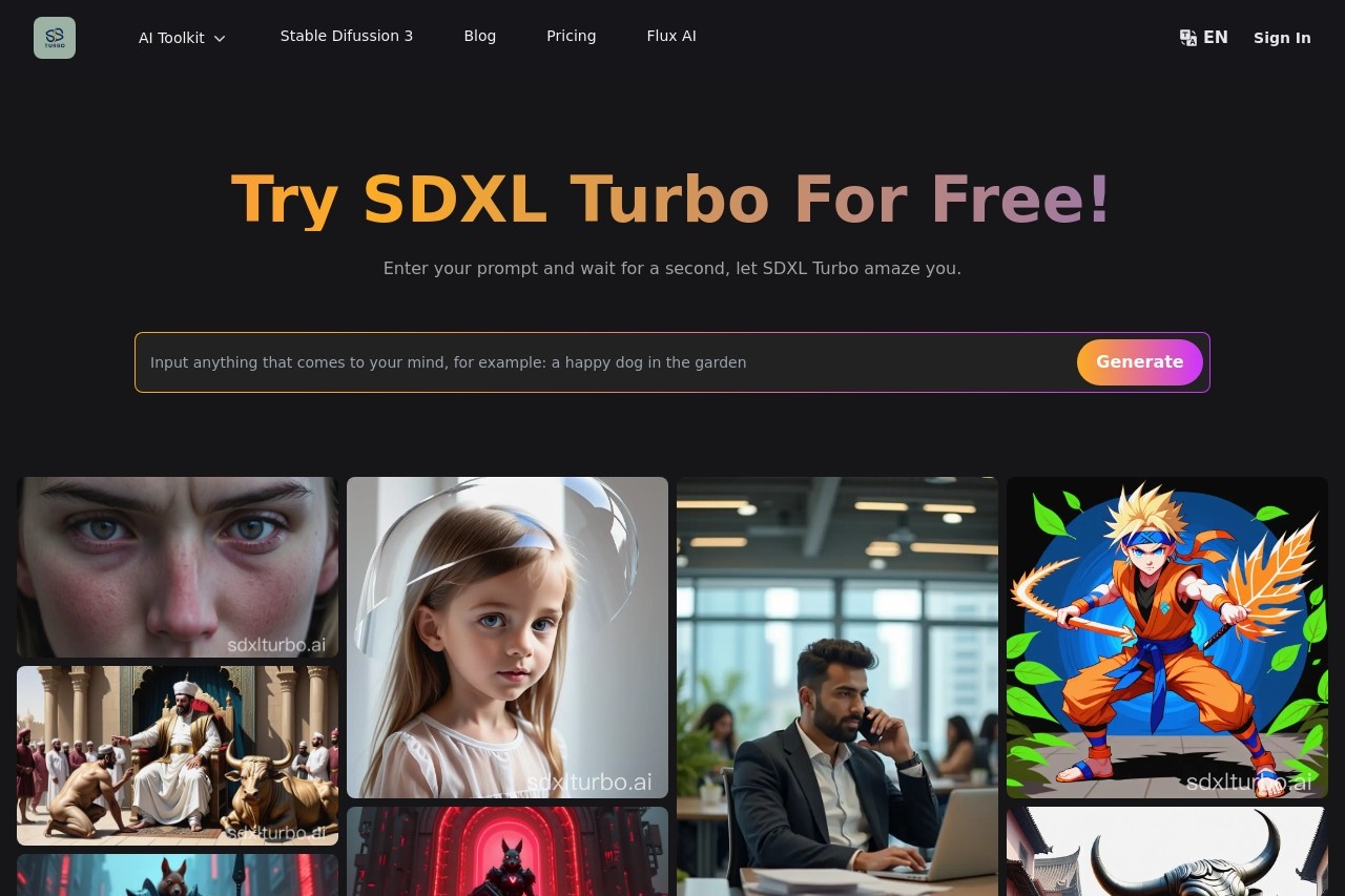 SDXL Turbo