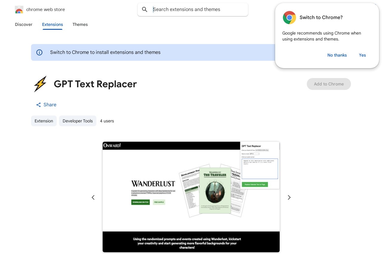 GPT Text Replacer