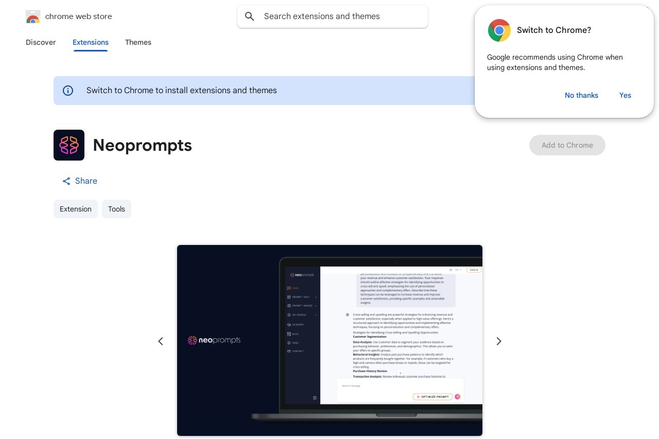Neoprompts