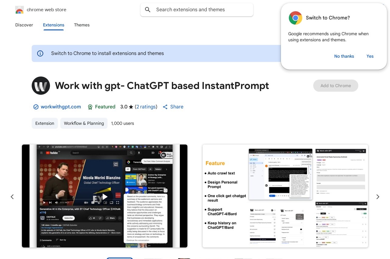 Work with gpt