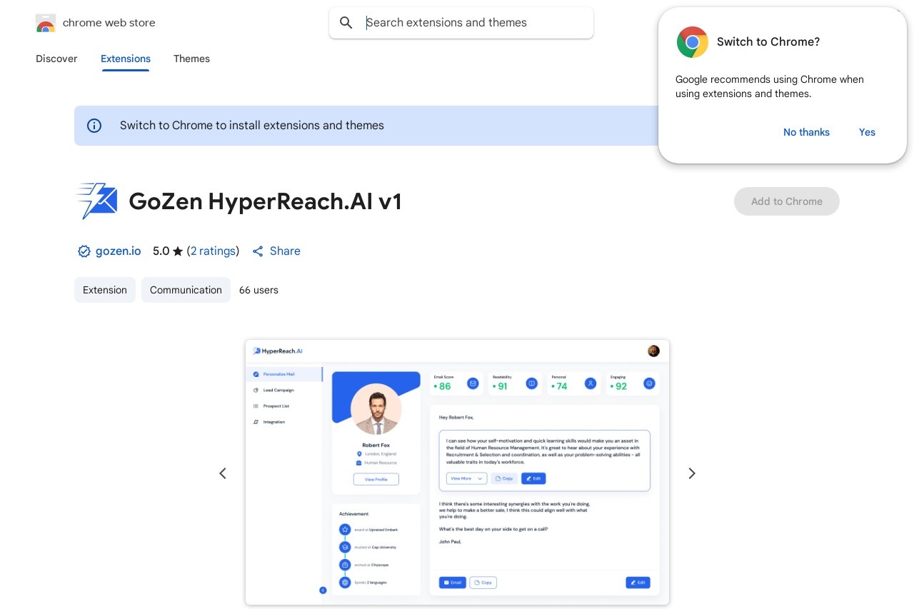 GoZen HyperReach.AI
