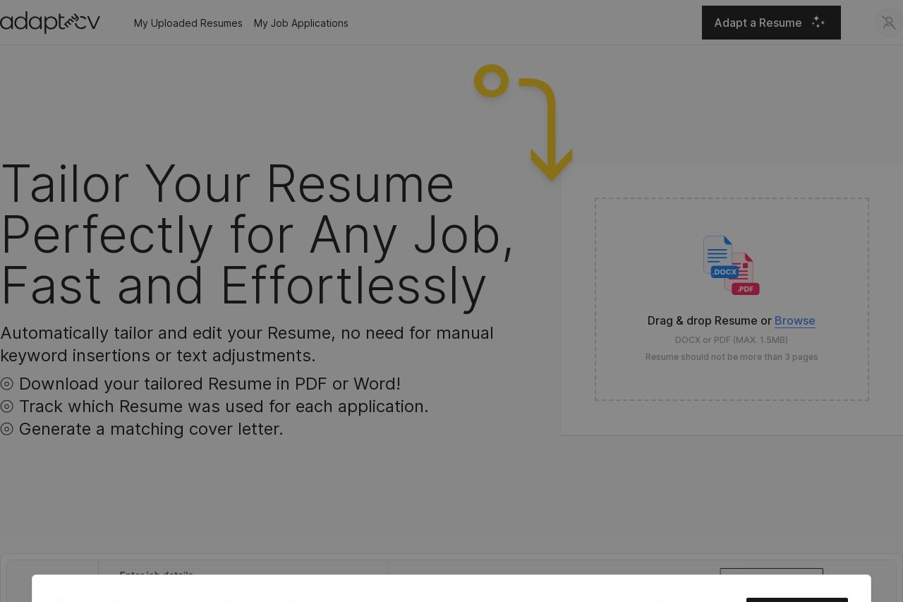 Resume Customization Tool