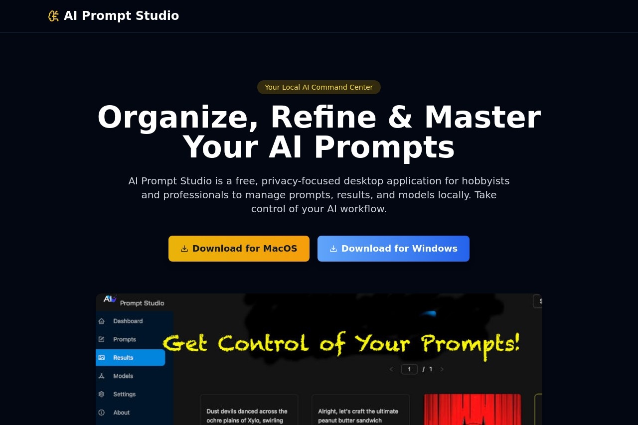 AI Prompt Studio