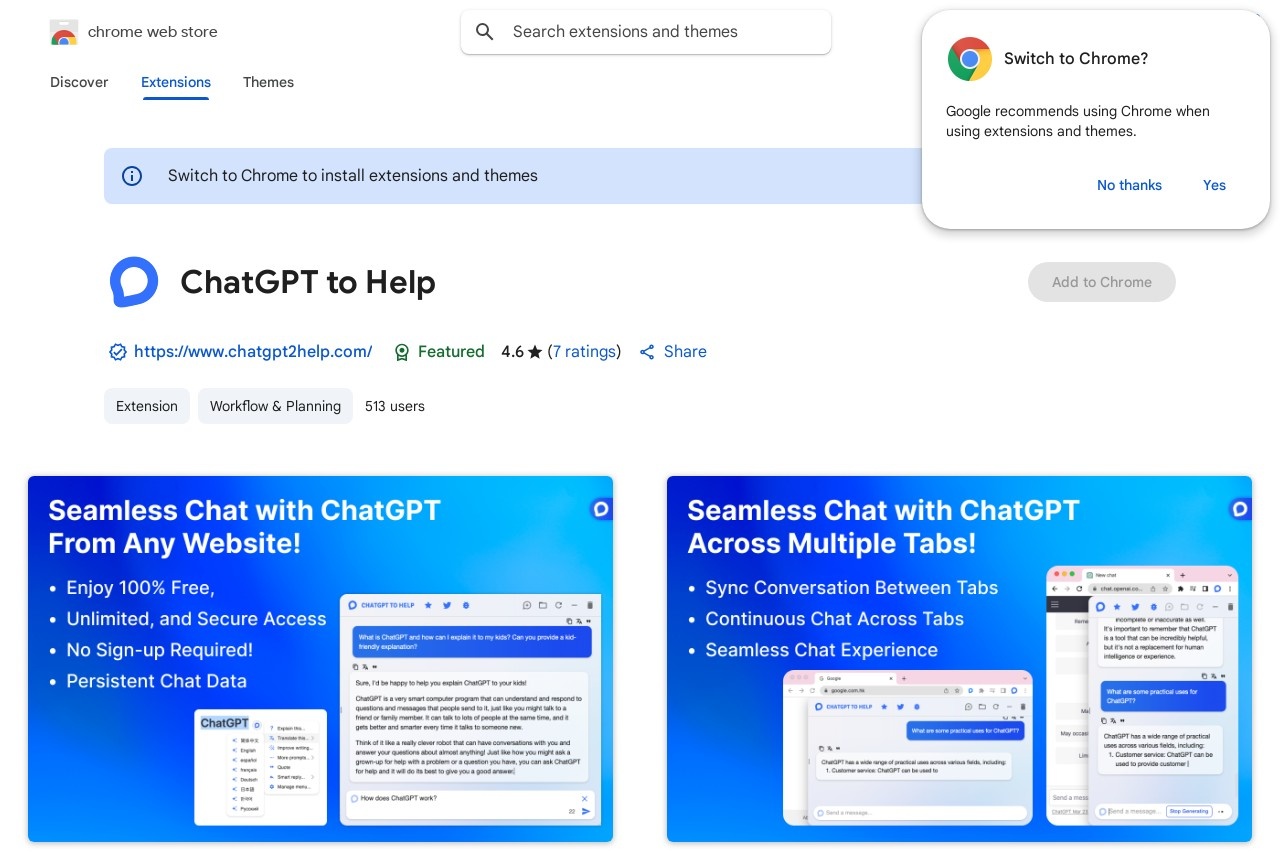 ChatGPT to Help