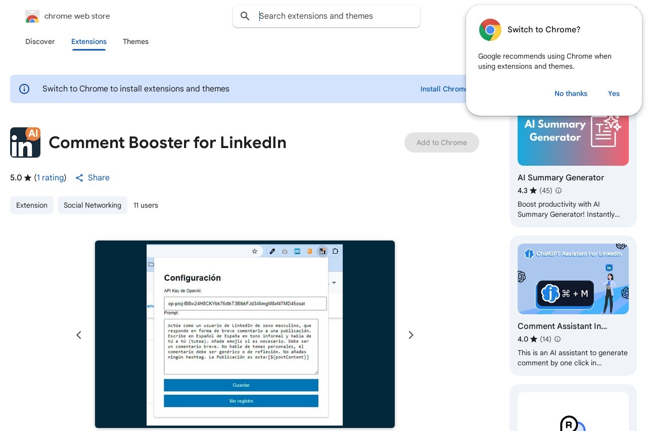 Comment Booster for LinkedIn