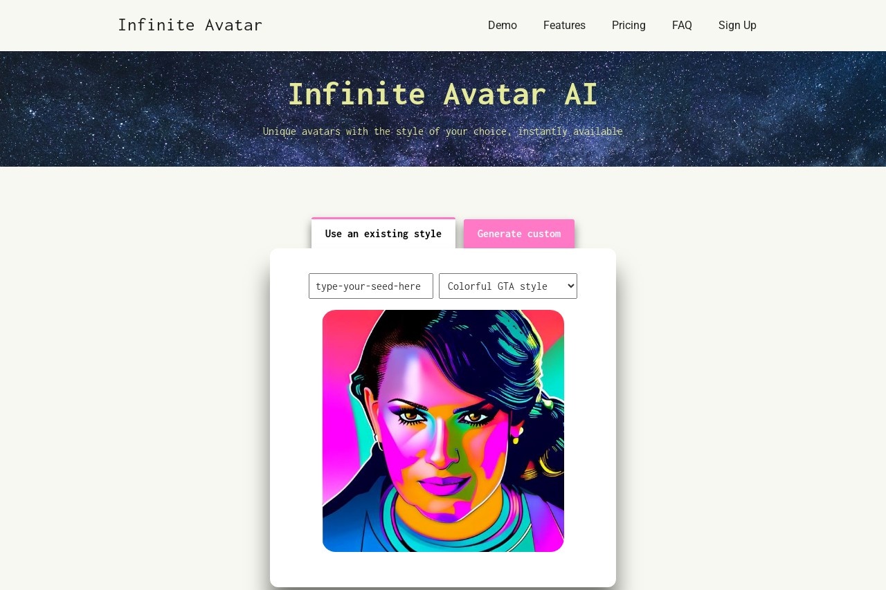 Infinite Avatar