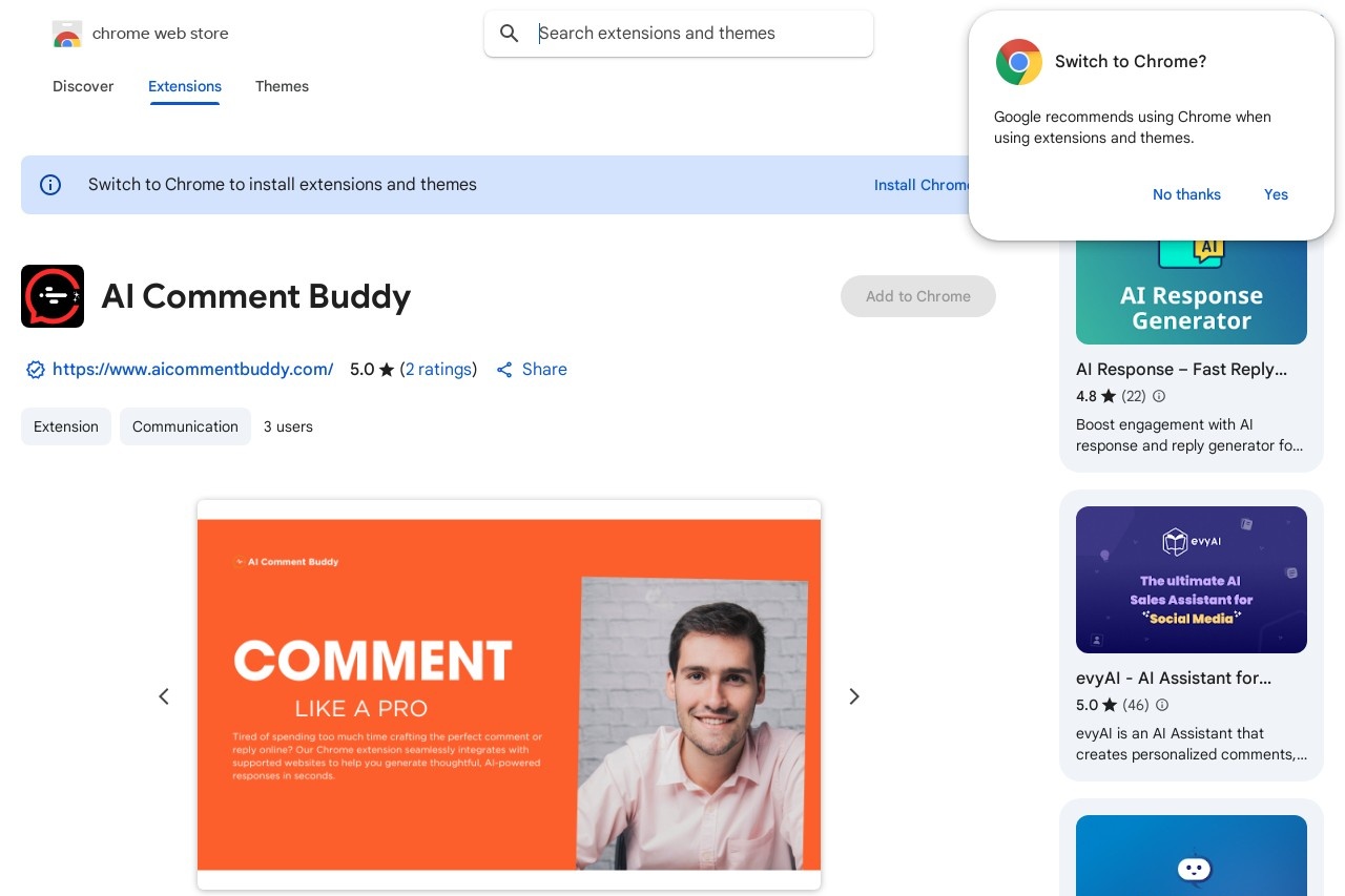 AI Comment Buddy
