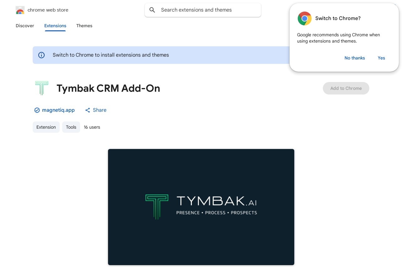 Tymbak CRM Add-On