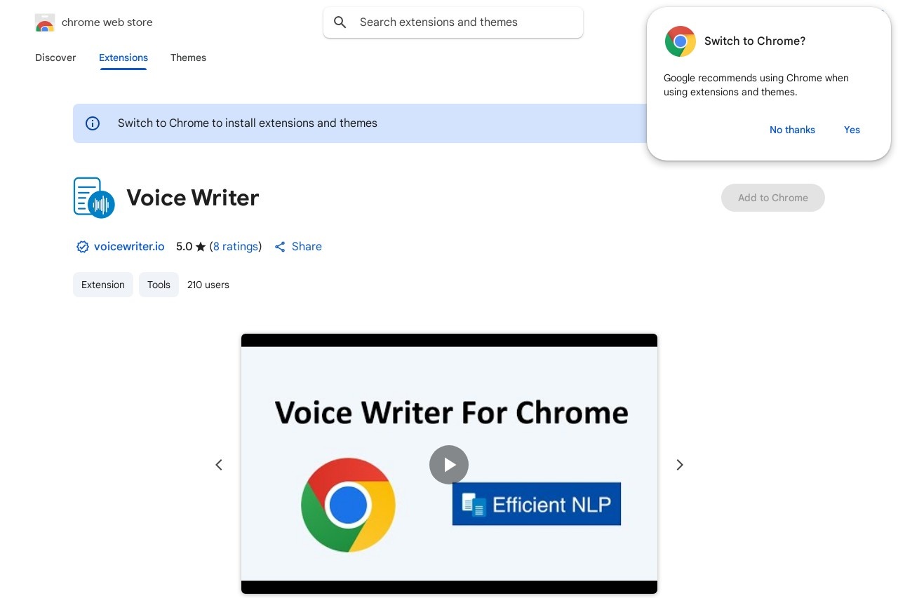 Voice Writer