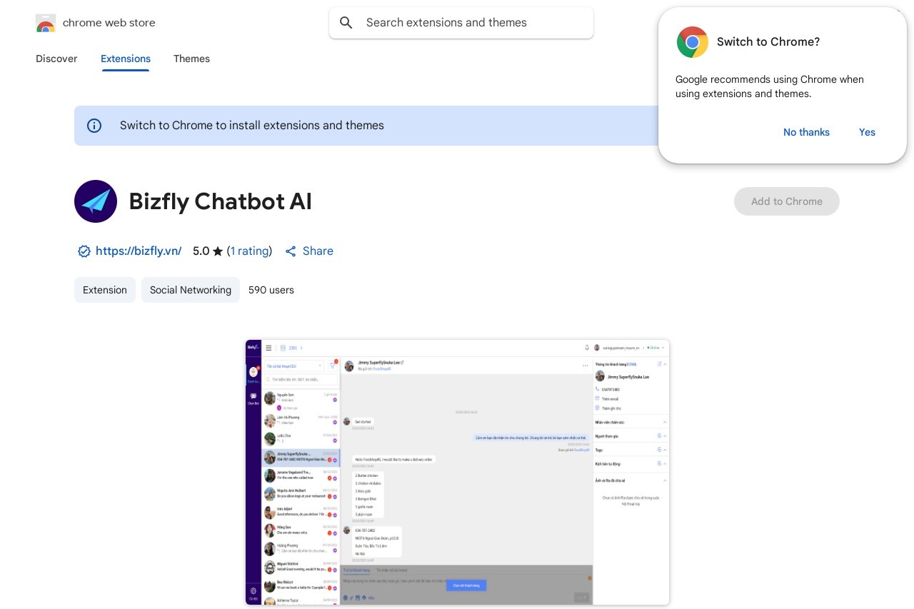 Bizfly Chatbot AI