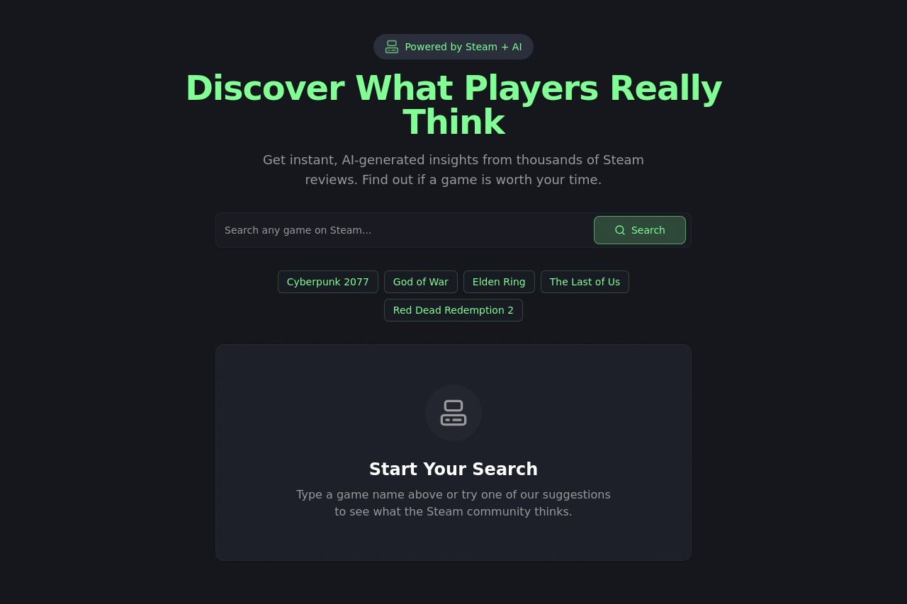 Steam Summarize