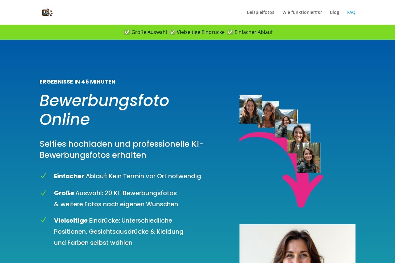 Bewerbungsfoto Online